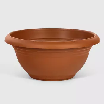 Горшок плошка Serinova 23,5х10,5 см терракота