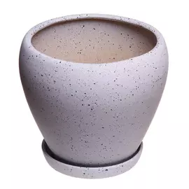 Горшок с поддоном для цветов Qianjin 31х31х27 см