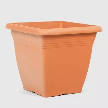 Горшок Serinova Villa квадратный терракотовый 40х40 см