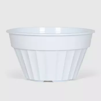 Горшок Serinova violet 16х9 см белый