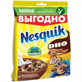 Готовый завтрак Nesquik Duo шоколадный 700 г