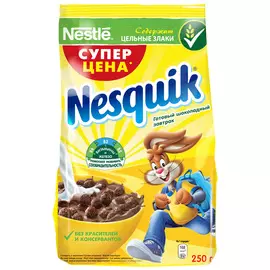 Готовый завтрак Nesquik шоколадные шарики 250 г