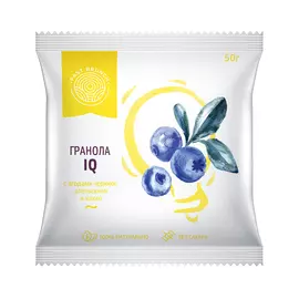 Гранола Fastbrunch с черникой, апельсином и какао 50 г