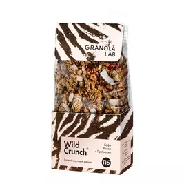 Гранола Granola.Lab Wild Crunch Кокос, кофе + пребиотик 260 г