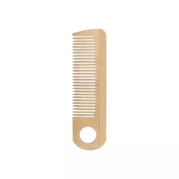 Гребень без ручки Lei деревянный 27 зубьев