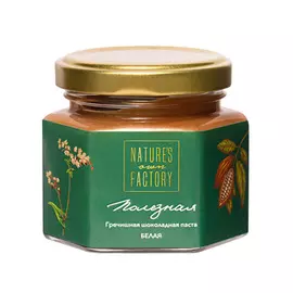 Гречишная шоколадная паста Nature's own Factory Natfact белая 120 г