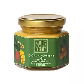 Гречишная шоколадная паста Nature's own Factory Natfact без молока и сахара с манго 120 г