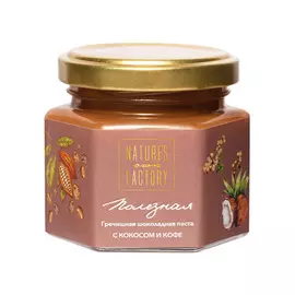 Гречишная шоколадная паста Nature's own Factory Natfact с кокосом и кофе 120 г