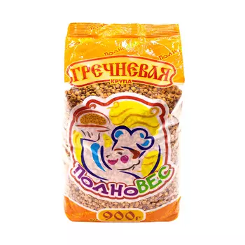 Гречка Полновес цельнозерновая 900 г