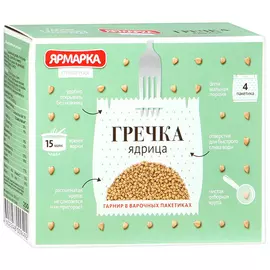 Гречка ядрица Ярмарка Отборная 4х62,5 г