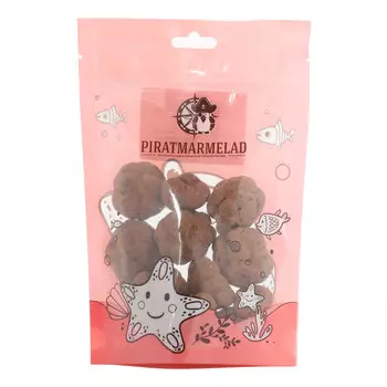 Грецкий орех Пират-мармелад в темном шоколаде в какао 125 г