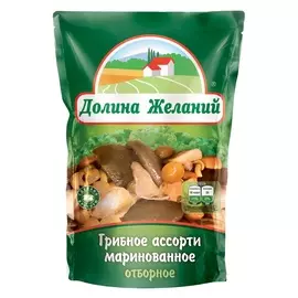 Грибное ассорти Долина Желаний маринованное, 250 мл