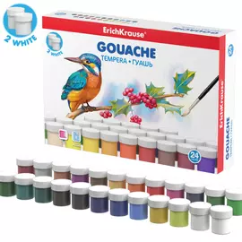 Гуашь Erich Krause 24 цветов по 20 мл