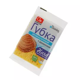 Губка целлюлозная Grifon hard с жестким абразивом