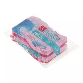 Губка целлюлозная волна Grifon 2 шт. размер 11,5х7х2 см