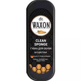 Губка для обуви Dr. Waxon Clean Sponge бесцветная