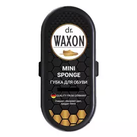 Губка-мини Dr. Waxon Clean Sponge для обуви черный