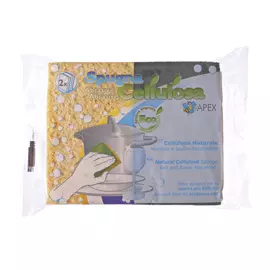 Губка с абразивом 2шт Apex 11 x 7 x 2.5 см