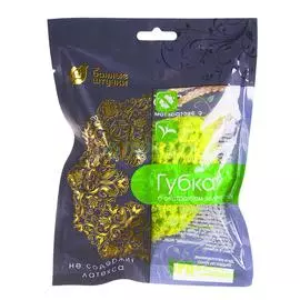 Губка с экстрактом зелёного чая, 100*80*45 мм "Банные штучки" /30