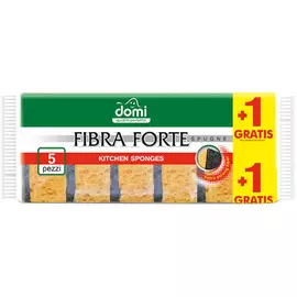 Губки кухонные Domi Fibra Forte 5+1 шт