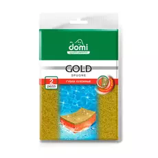 Губки кухонные Domi Gold 2 шт