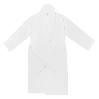 Халат гладкокрашенный махровый универсальный Дм текстиль Da bagno 58р белый