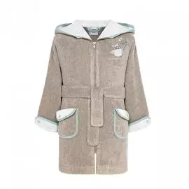 Халат Togas "Озорные совы" детский бежевый меланж 5-6 лет