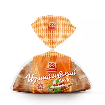 Хлеб Хлебозавод № 22 Измайловский половинка нарезанная, 340 г