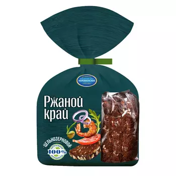 Хлеб ржано-пшеничный Коломенский цельнозерновой в нарезке 300 г