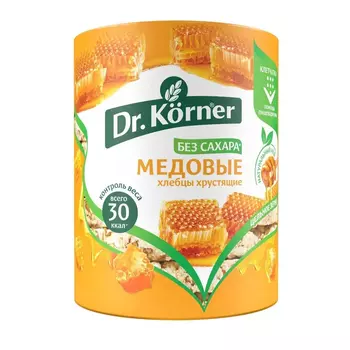 Хлебцы Dr.Korner злаковый коктейль медовые 100 г