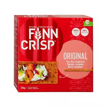 Хлебцы FINN CRISP Тонкие Ржаные 200 г