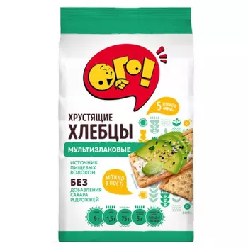 Хлебцы ОГО! хрустящие мультизлаковые 75 г