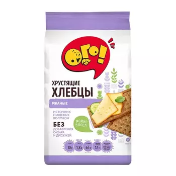 Хлебцы ОГО! ржаные 75 г