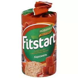 Хлебцы рисовые Fitstart с карамелью 100 г