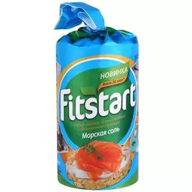 Хлебцы рисовые Fitstart с морской солью 90 г