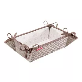 Хлебница Casy Home коричневая 20х13х7 см