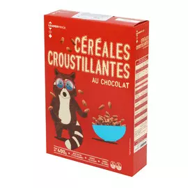 Хлопья рисовые LEADER PRICE Cereales Croustillantes шоколадные 400 г