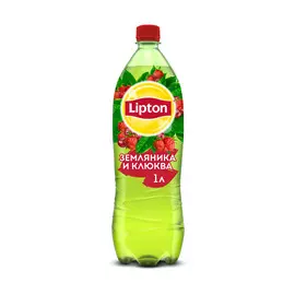 Холодный чай Lipton Зеленый Земляника-Клюква 1 л