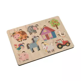 Игра развивающая деревянная "Ферма"