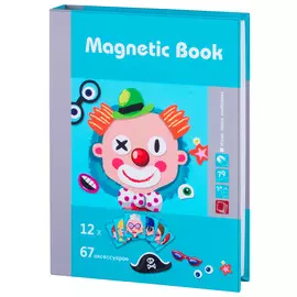 Игра развивающая Magnetic book гримёрка веселья