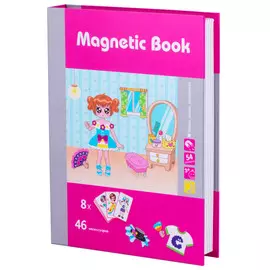 Игра развивающая Magnetic book модница