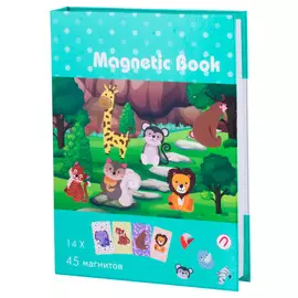 Игра развивающая Magnetic book в зоопарке