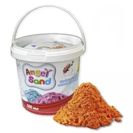 Игровой песок Angel Sand оранжевый 500 мл