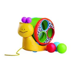 Игрушка Bkids Веселая улитка на веревочке