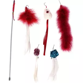 Игрушка для кошек CHOMPER Berry Frost Дразнилка 5 в 1 со сменными кисточками TOY83996