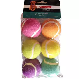 Игрушка для собак CHOMPER Dogicorn Набор Теннисные мячики 6шт ассортимент