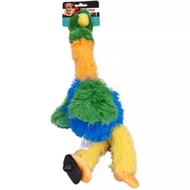 Игрушка для собак CHOMPER Птица плюш с шеей из каната на длинных ногах