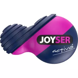 Игрушка для собак Joyser Active Мяч Duoball V.2 с пищалкой M сине-розовый 12 см