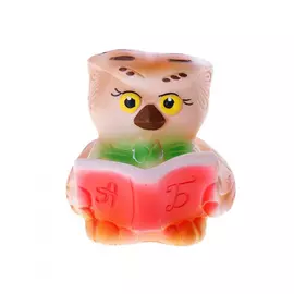 Игрушка для ванны Кудесники Сова-учитель 10 см