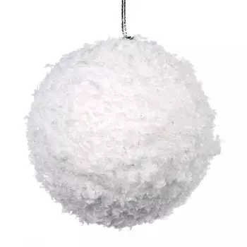 Игрушка елочная Goodwill шар белый 8 см